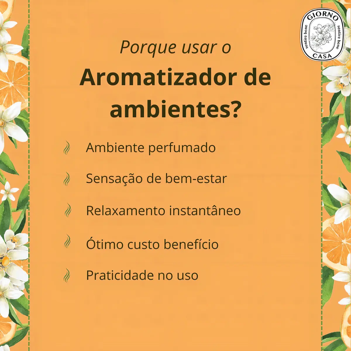 Aromatizador Home Spray Giorno Casa Flor de Laranjeira 250ml - imagem 4