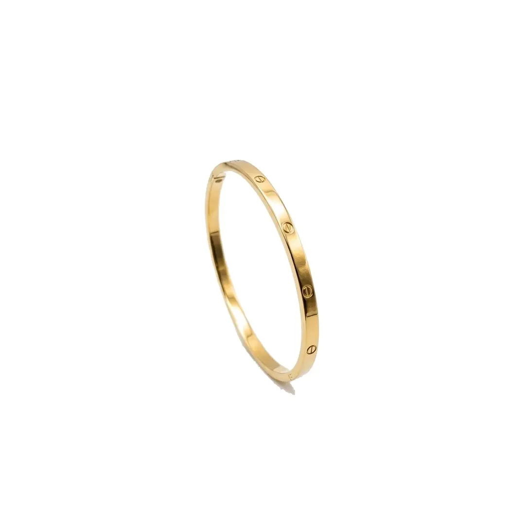 Bracelete Parafusos Banhado a Ouro - imagem 4