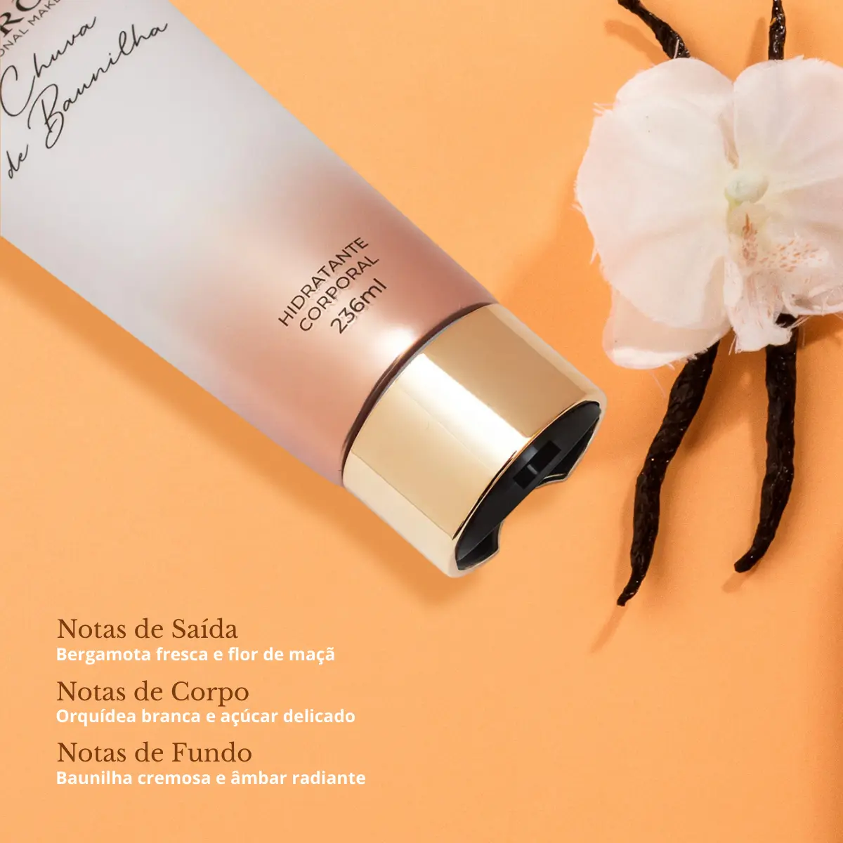 Hidratante Corporal Chuva de Baunilha Miss Rôse 236ml - imagem 4