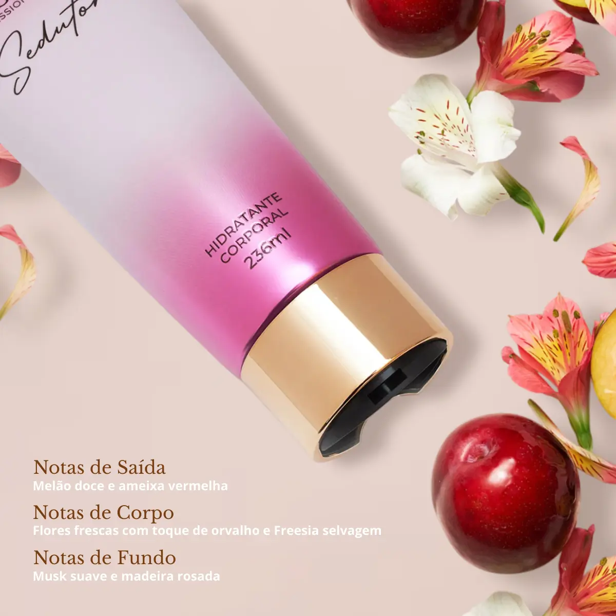 Hidratante Corporal Sedutora Ameixa Suculenta Miss Rôse 236ml - imagem 3