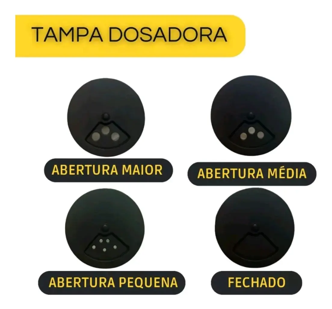 Porta Temperos 9 Potes 85ml Giratório - imagem 3