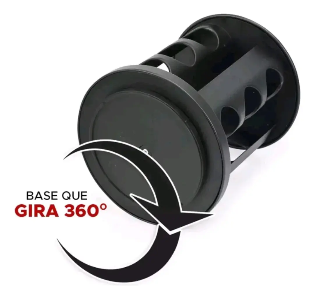 Porta Temperos 9 Potes 85ml Giratório - imagem 4