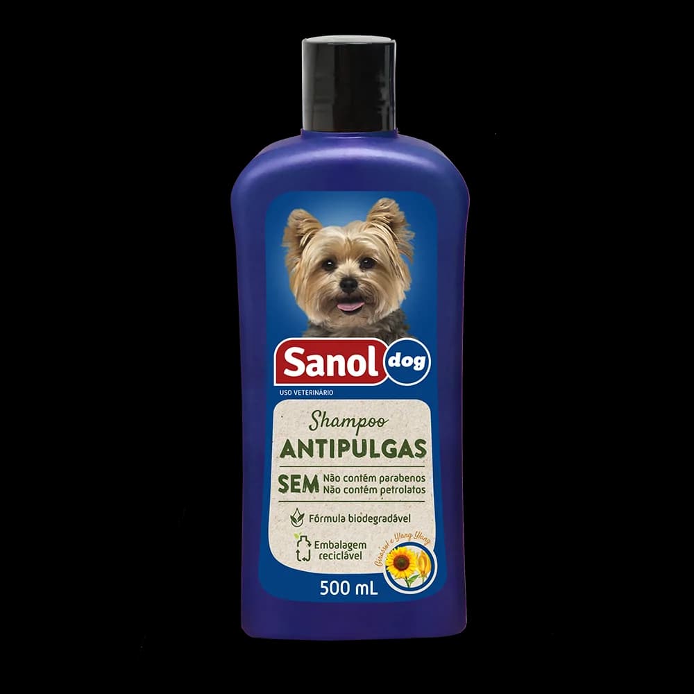 Shampoo Sanol Dog Antipulgas 500ml