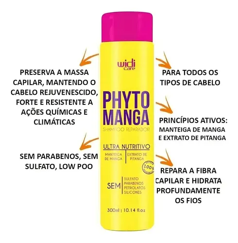 Widi Care Kit Promocional Phytomanga Ultra Nutritivo - imagem 2